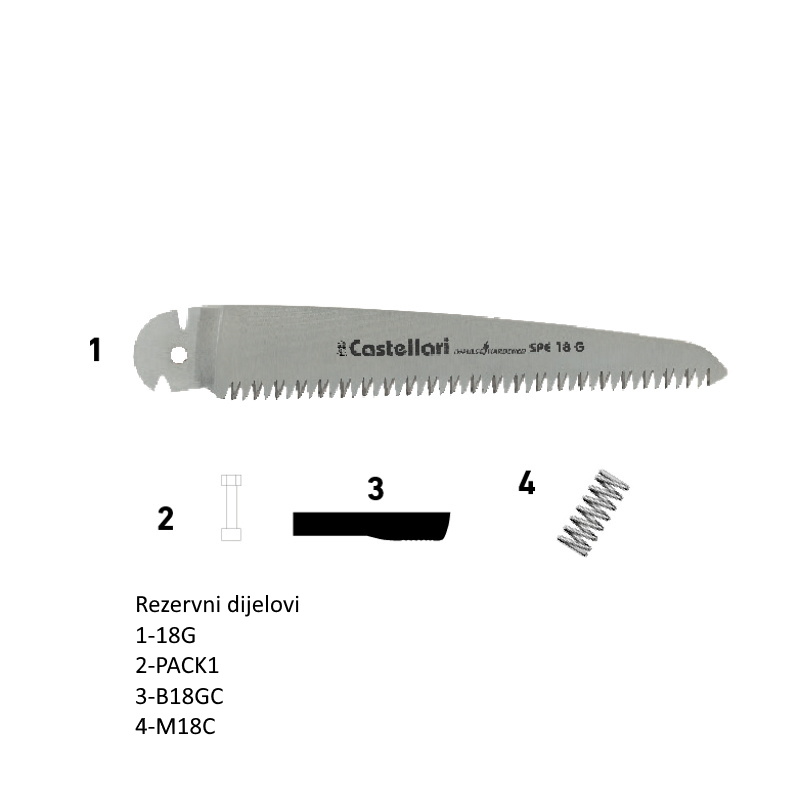 Pila vučna Castellari SPE 18G - Slika 5