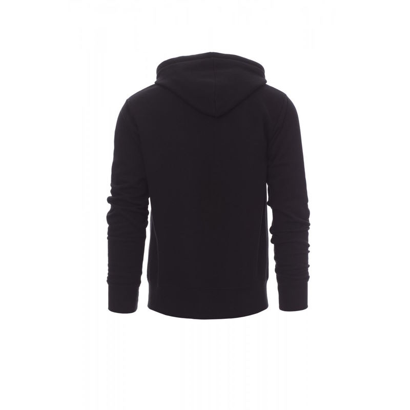 Majica PORTLAND sa patentom i kapuljačom crna - Slika 6