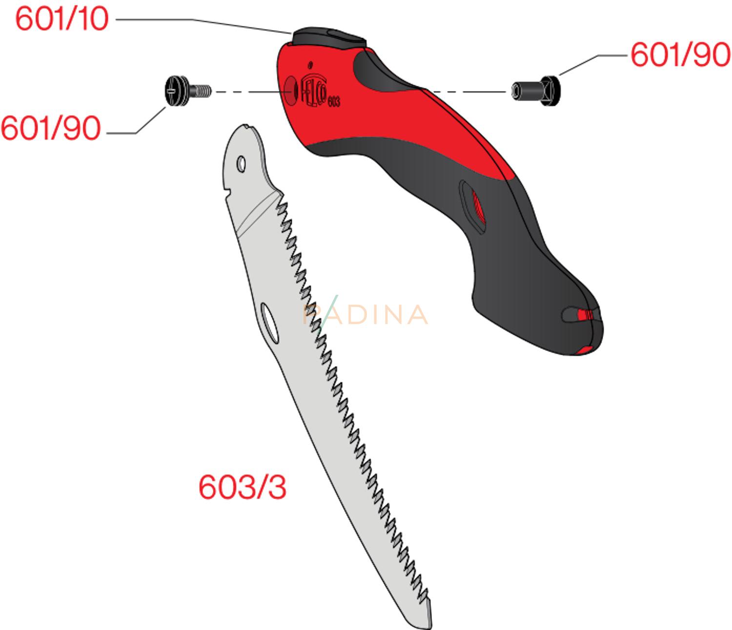 Pila preklopna Felco 603 - Slika 4