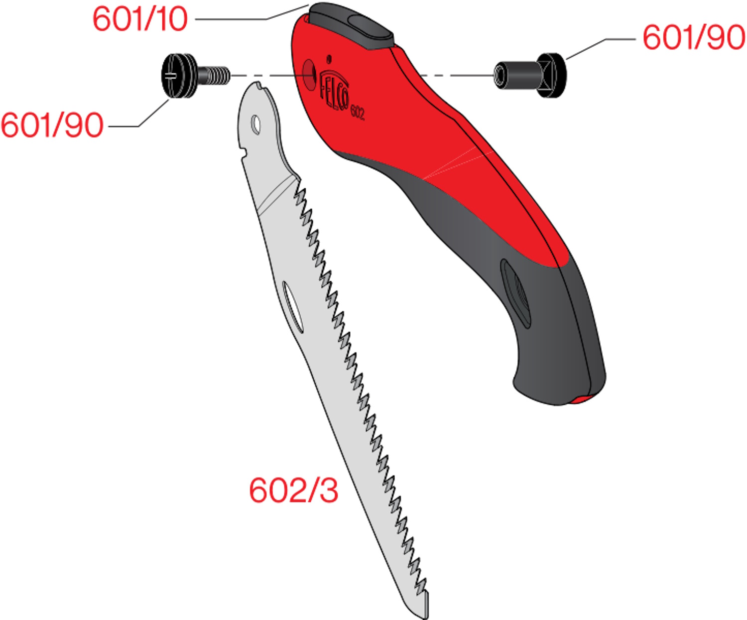 Pila preklopna Felco 602 - Slika 4