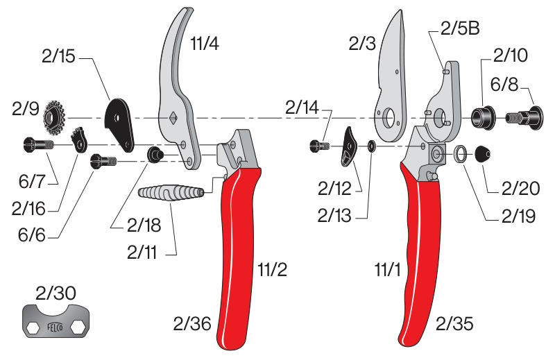 Škare FELCO 11 - Slika 5