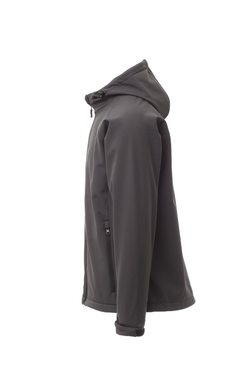 Jakna soft shell GALE antracit - Slika 4