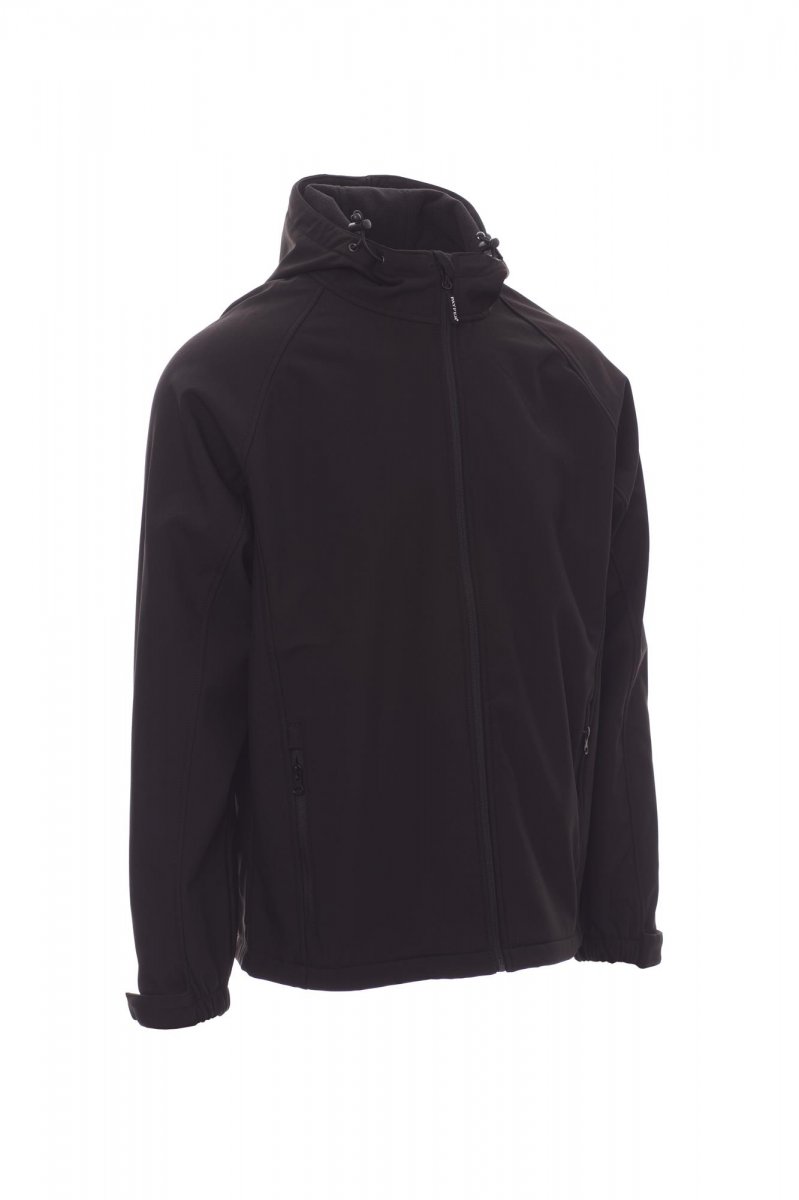 Jakna soft shell GALE crna - Slika 12