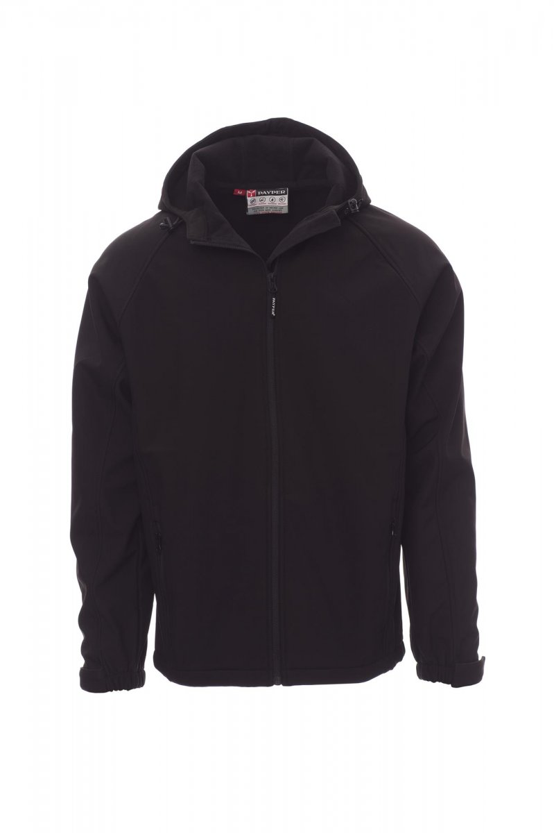 Jakna soft shell GALE crna - Slika 13