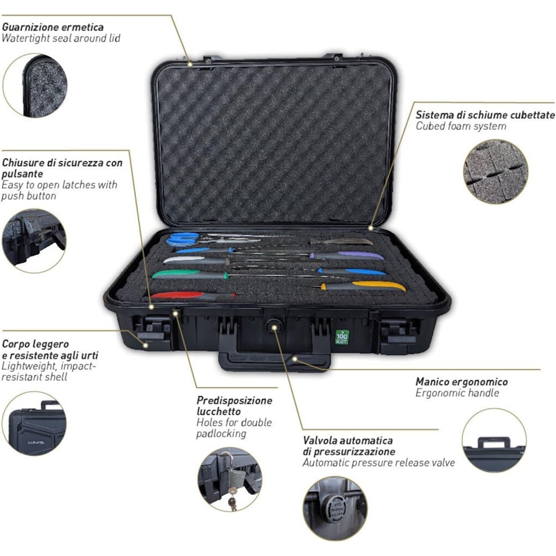 Kofer (kovčeg) za noževe i pribor - Slika 7