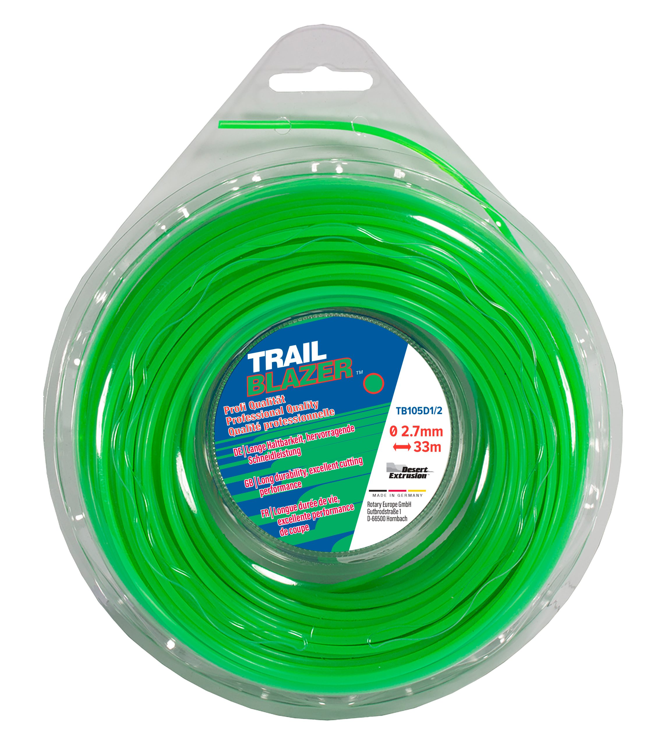 Rotary Trail Blazer trimerska nit 2,7 mm 33 m – Profesionalna nit za trimere - Slika 2
