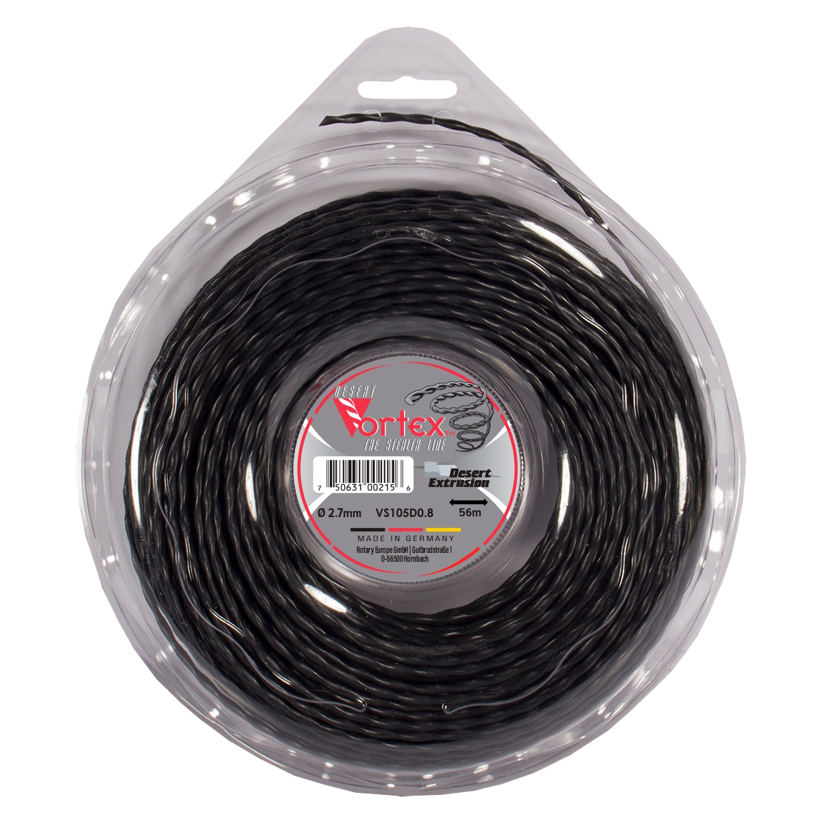 Rotary Vortex trimerska nit 2,7 mm 56 m | Spiralna profesionalna nit za trimere - Slika 2