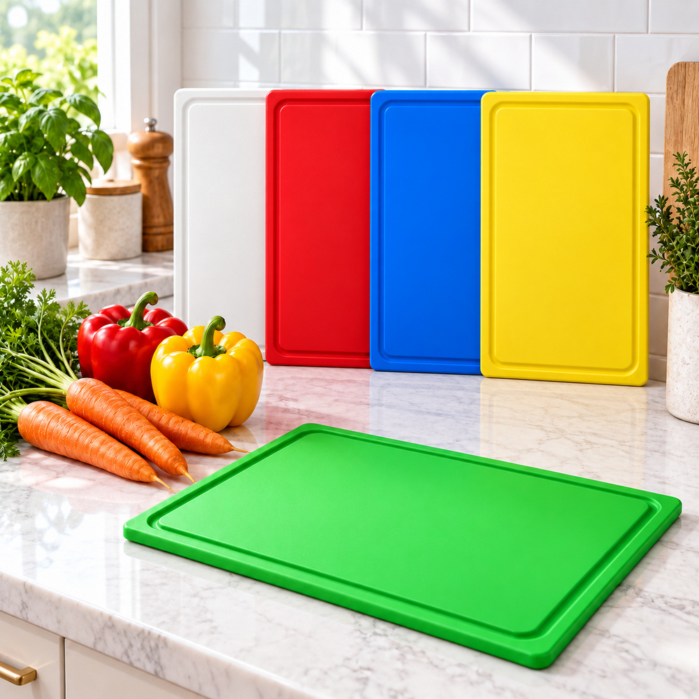 Daska za rezanje hrane DICK bijele boje 53x32,5x1,8 cm - Slika 3