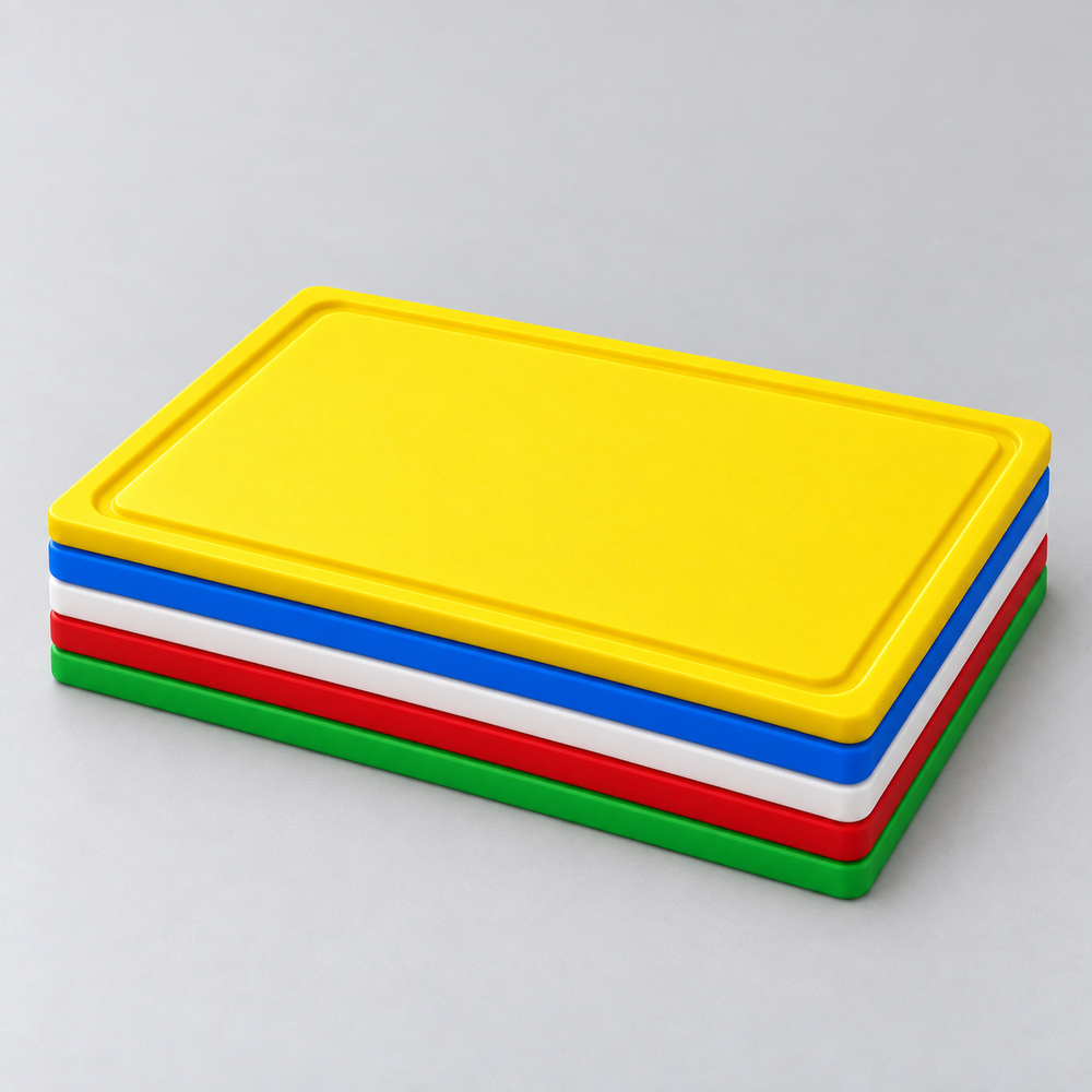 Daska za rezanje hrane DICK bijele boje 53x32,5x1,8 cm - Slika 4
